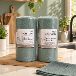 Cuộn khăn vải lau bếp, khăn đa năng kích thước 25x25cm cao cấp