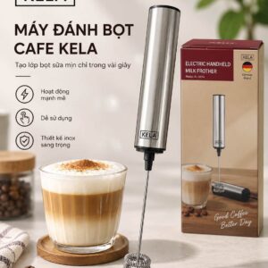 Máy đánh tạo bọt cầm tay mini Kela công suất cực khỏe 10w