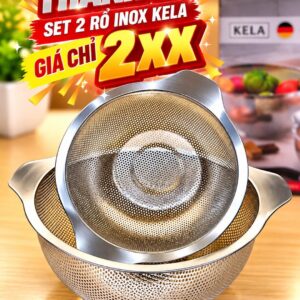 Set 2 rổ 22&26cm nhà KELA đa năng, bền đẹp, tiện dụng