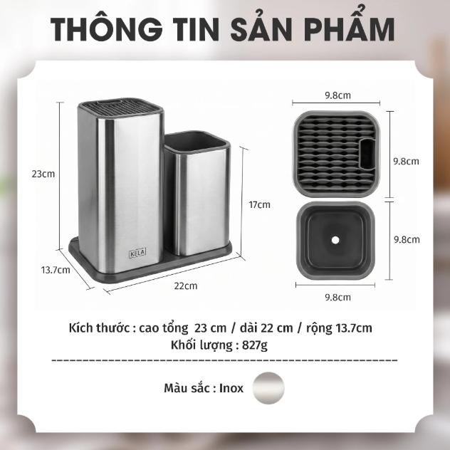 Hộp Đựng Dao Thìa Đũa Kela KL-2523 – Gọn Gàng & Tiện Lợi - Ảnh 3