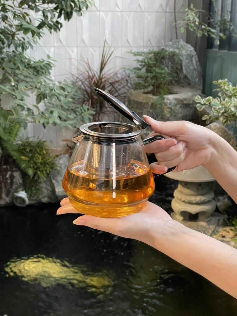 Ấm pha trà thủy tinh Kela 800ml – kèm lõi lọc tiện dụng - Ảnh 5